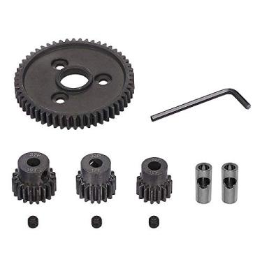 Imagem de Globact 54T 0,8 32 Pitch Steel Spur Gear com Pinhões 15T/17T/19T para Traxxas Slash 4x4 VXL Rally VXL Stampede 4x4 Traxxas 1/10 Summit Trxxas 1/10 E-REVO