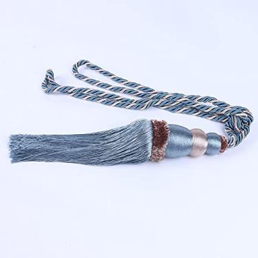 Imagem de Suportes de cortina Cortina pendurada bola pendurada sem instalação de alça de cortina, acessórios de cortina de corda, T9,2 PCS