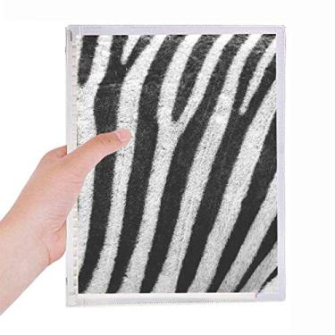 Imagem de Caderno Pinto com design abstrato de penas soltas diário recarregável