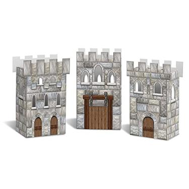 Imagem de Beistle Caixas de lembrancinhas em forma de castelo