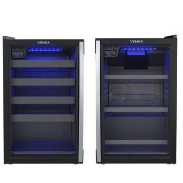 Imagem de Cervejeira + Adega Venax Blue Light e Piubella 100 Preto 127v