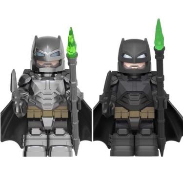 Imagem de Boneco Blocos De Montar Kit Armored Batman - Mega Block Toys