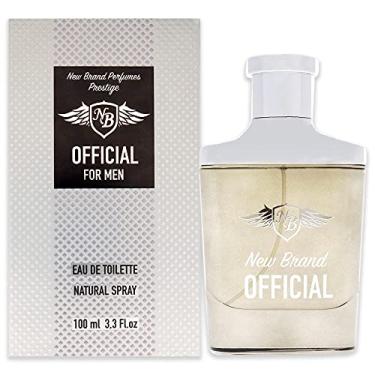 Imagem de New Brand Perfumes Spray oficial EDT masculino 100 ml (OFF1M)
