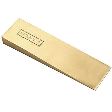 Imagem de WEDO Cunha de flange sem faísca, cunha de flange de segurança sem faísca, forjada, resistente à corrosão, padrão DIN, bronze de alumínio, 13 mm x 32 mm x 180 mm