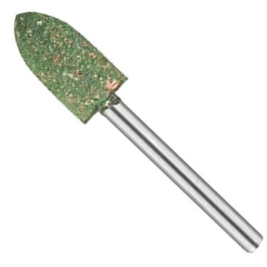 Imagem de Ponta Montada 8Mm Cônica Borracha Gergelim Para Retifica 3Mm