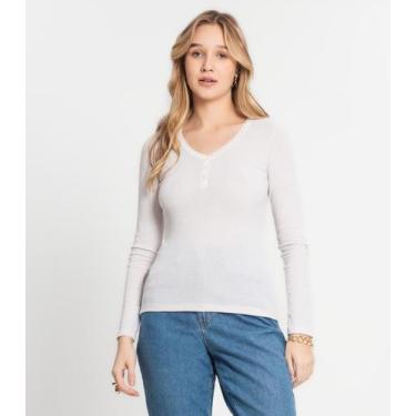 Imagem de Blusa Ribana De Linho Feminino Kohmar Bege