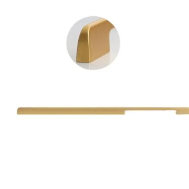 Imagem de Puxadores de cozinha de móveis de armário de gaveta para portas e janelas de guarda-roupa preto dourado 1000mm ferragem super longa, a, 960