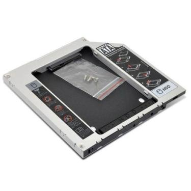 Imagem de Gaveta Interna 2.5'' Slim Sata Second HDD Caddy 9,5mm - OEM