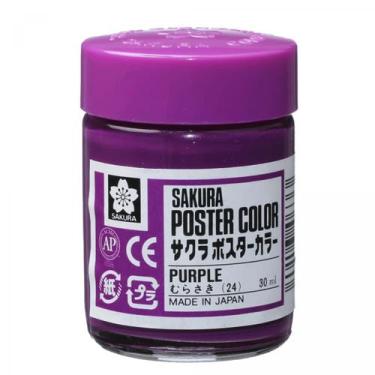 Imagem de Tinta Guache Sakura Poster Color 30ml 24 Purple
