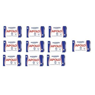 Imagem de 30 cxs Algodão Apolo Hidrófilo Limpeza Facial Maquiagem 25gr, algodao 