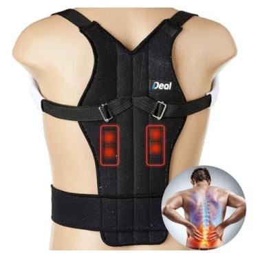 Imagem de Corretor Postural Magnético Alinha Coluna - Cor Preto P - Ideal Ortopé