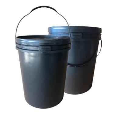 Imagem de Balde Plástico 20L com Tampa e Alça - 02 Peças - Nastripack
