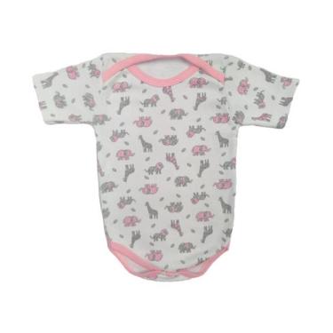 Imagem de Roupa de Bebê 1 Pça Body Estampado Manga Curta Menino Menina - Koala B