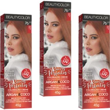 Imagem de TINTURA BEAUTY COLOR CREME ARGAN COLORS 03x96.44 RUIVO CLARO INDECIFRA