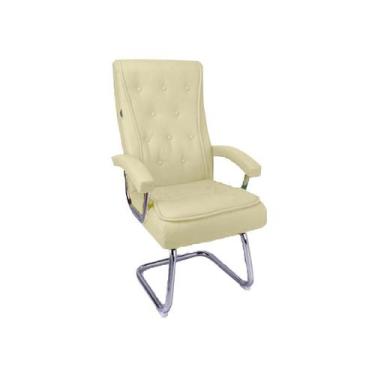 Imagem de Cadeira Fixa de Escritório Luxo Confort cor Fendi - Bering, CADEIRA DE