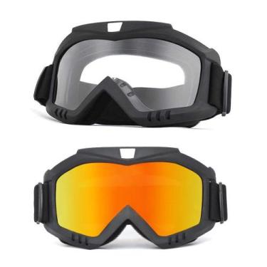 Imagem de Kit 2 Óculos Snowboard Esqui Motocross Jet Ski Uv - PENDULARI