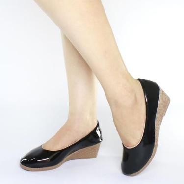 Imagem de Sandália Feminina Salto Alto Anabela Plataforma Sapato Tamanco Bota Mu