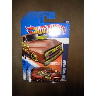 Imagem de Hot Wheels 2011 Heat Fleet 93/244 Brown '56 Ford F-100 3/10