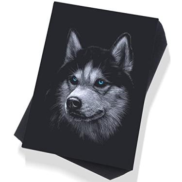 Imagem de Crtiin 100 folhas de papel preto para desenho de esboço de papel pesado 150 g/m2/45,4 kg caderno de desenho de artista para lápis de cor, pastel a óleo, carvão, grafite, caneta de gel, tinta, giz (15