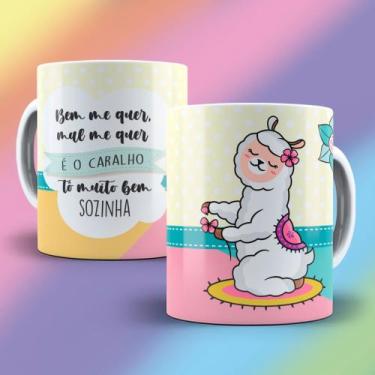 Imagem de Caneca Lhama Irritada Teu Cu Porr@ Caralh@ Diversos Modelos Insulto Ir