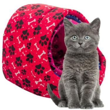 Imagem de Iglu gorgurinho pets, cachorro e gatos, pequeno, médio e grande - ATC 
