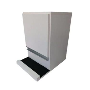 Imagem de suporte baú para bike branco Hub18