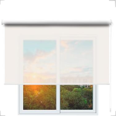 Imagem de Cortina Persiana Rolo Tela Solar 1% 1,45 (lar) X2,20 (alt) (Branco)