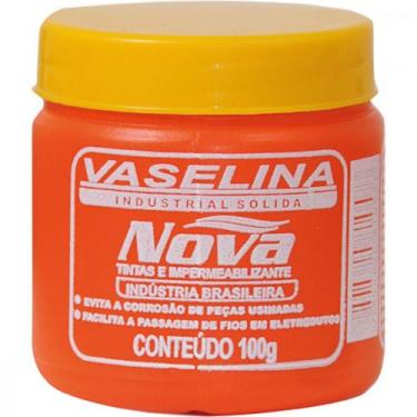 Imagem de Vaselina. Industrial Solida Nova Pote 100Gr - Kit C/12 Unidades - NOVA