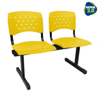 Imagem de Longarina 2 lugares WP Plus De Plástico Polipropileno LG flex Reforçad