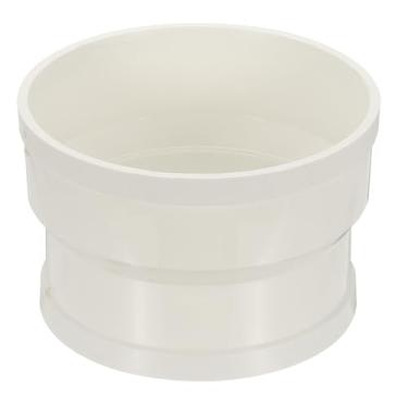 Imagem de PATIKIL Redutor de duto de 20 a 17,8 cm, adaptador aumentador de tubo de PVC, encaixe de tubo de fluxo de ar para dutos de ventilação DWV (dreno, resíduos e ventilação), branco