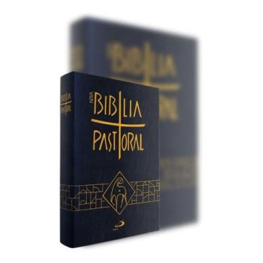 Imagem de Bíblia Sagrada Nova Pastoral Capa Cristal Bolso Pequena Completa Antig