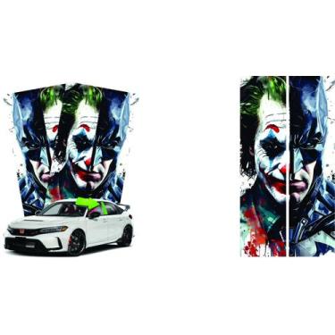 Imagem de Par De Adesivos Decorativo Coluna De Porta  Batman Joker - Resitank