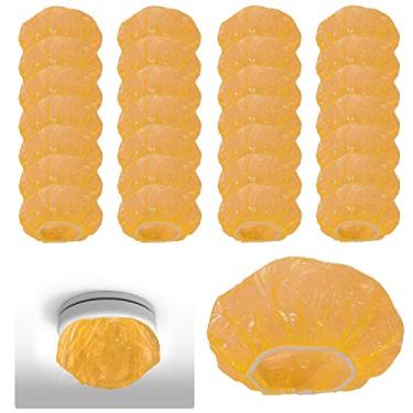 Imagem de 30 peças, capa para detector de fumaça, capas de alarme de incêndio, reutilizáveis, capa de plástico para detector de fumaça para cozinha interna (amarelo)