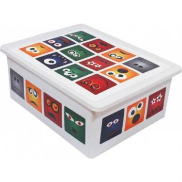 Imagem de Caixa Organizadora 17 Litros Carinha Branca - OR17L-14 - SÃO BERNARDO 