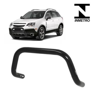 Imagem de Parachoque Quebra Mato Captiva 2016 2017 2018 2019 Preto - CCF