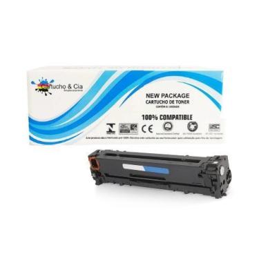Imagem de Toner Compatível Cb541A 125A Ciano Cp1215 Cp1515 1312 1.4K - Cartucho 