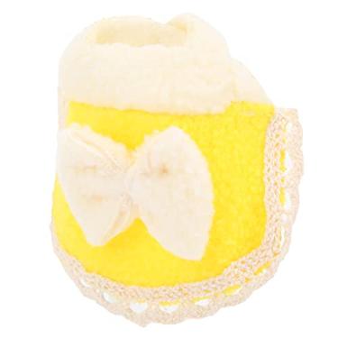 Imagem de Roupas de Capa de Hamster Lã Macios e Fofos Com Bowknot para Sm Anim Vermelho L L (L)