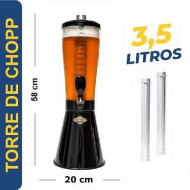 Imagem de Torre De Chopp 2 Refil 3.5L Melhor Custo Beneficio - Premium - BEER CH