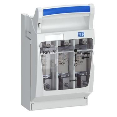 Imagem de Chave 160A Seccionadora Weg Saca Fusivel NH00 Tripolar FSW
