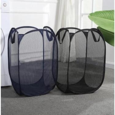 Imagem de KIT 4 Cesto De Roupa Grande 40x70 Cm Caixa Cesto Dobrável Para Roupas E Brinquedos Cesto Infantil Cores Diversas