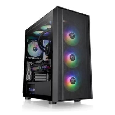 Imagem de Gabinete Thermaltake Tt H570 Tg, Black, Mid-Tower, 3argb, 120mm - Ca-1t9-00m1wn-01