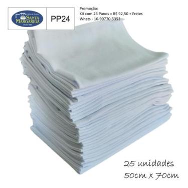 Imagem de Kit 25 Panos de Prato Lisos Santa Margarida SM08