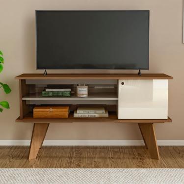 Imagem de Rack para TV até 50 Polegadas 1 Porta com Pés Frank Artely