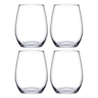 Imagem de Copo Vidro Redondo Transparente Duravel 440ml Amber - 4 Un - PASABAHÇE