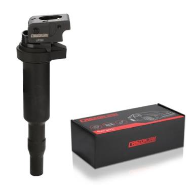 Imagem de CASEONJAN Pacote de bobina de ignição UF592, compatível com BMW 325Ci 328i 330Ci 335i 525i 528i 530i 535i 545i 745Li X3 X5 M5 M6 Z4 Mini Cooper - 2.5L 3.0L 4.4L 4.8L Motores Substitui C163 8 UF592