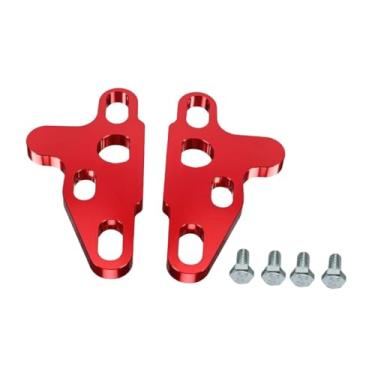 Imagem de KiBcsLic Kit de alinhamento de bomba de óleo de motor 2 peças, ferramenta de troca de came de alumínio para motores V, para substituição de eixo de comando, Vermelho