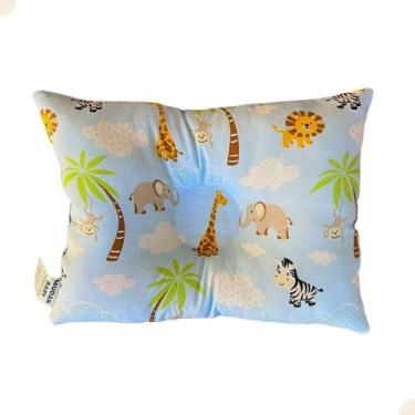 Imagem de Travesseiro Anatômico Bebê para Berço e Carrinho 27x37cm - Mudan Baby 