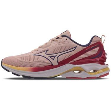Imagem de Tênis de Corrida Feminino Mizuno Wave Dynasty 7, Rosa, 39