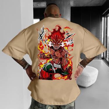 Imagem de Camiseta Naruto Gai Sansei 8 Portões Treino Gym Academia - Fábrica, Be