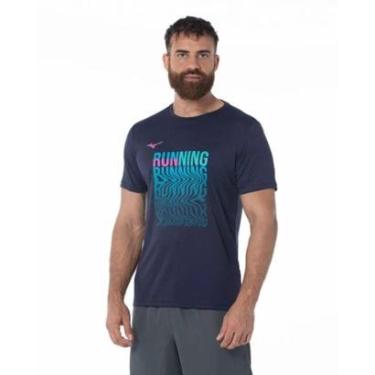 Imagem de Camiseta Mizuno Fitwear - Azul noite-Unissex